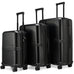 Expedition 3 Piece Expandable Polycarbonate Luggage Set Travellty