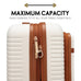 Leisure Escape Expandable 3 Piece Luggage Set Travellty