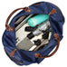 Luxe Journey 30L Twill and Vegan Leather Weekender Duffel Bag Travellty
