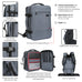 DUKAP X-Era Expandable 15.6" Laptop Backpack Dukap