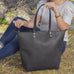 Eden OVERSIZED Leather Tote Bag - Zippered Mission Mercantile Leather Goods