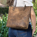 Eden SMALL Leather Tote Bag - Zippered Mission Mercantile Leather Goods