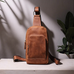 Erling Leather Sling Bag | Crossbody Leather Pack STEEL HORSE LEATHER