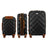 IZOD Fit Lightweight ABS Hard Shell Luggage Set - 3-Piece (20", 24", 28") with 360° Dual Spinning Wheels and Combo Lock Izod