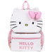 Hello Kitty Plush Face Backpack with 3D Bow Ful Luggage