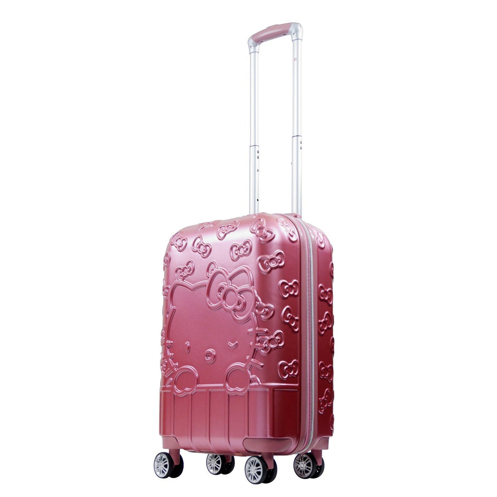 Hello Kitty Portrait & Bows 22.5" Carry-on Luggage Spinner Suitcase Ful Luggage