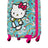 Hello Kitty Rainbows Kids 21" Sky Blue Carry-on Luggage Ful Luggage
