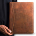 Falit Leather Folio | Handmade Leather Padfolio STEEL HORSE LEATHER