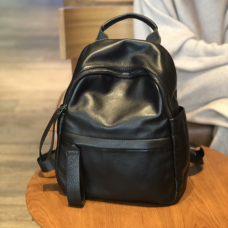 Full Grain Backpack For Women Leather Shoulder Bag Stylish Leather Backpack Purse Handmade School Backpack Travel Backpack RockCow Leather Studio