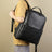 Full Grain Leather Backpack Black Men's Leather Backpack Handmade Travel Backpack RockCow Leather Studio