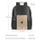 Full Grain Leather Backpack Black Men's Leather Backpack Handmade Travel Backpack RockCow Leather Studio