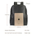 Full Grain Leather Backpack Black Men's Leather Backpack Handmade Travel Backpack RockCow Leather Studio