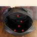 Full Grain Leather Backpack Black Men's Leather Backpack Handmade Travel Backpack RockCow Leather Studio
