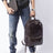 Full Grain Leather Backpack Casual Shoulder Travel Bag For Men Laptop Backpack RockCow Leather Studio