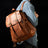 Full Grain Leather Backpack For Mens Handmade Leather Laptop Backpack Leather Travel Rucksack MS158 RockCow Leather Studio