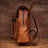 Full Grain Leather Backpack For Mens Handmade Leather Laptop Backpack Leather Travel Rucksack MS158 RockCow Leather Studio