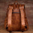 Full Grain Leather Backpack For Mens Handmade Leather Laptop Backpack Leather Travel Rucksack MS158 RockCow Leather Studio
