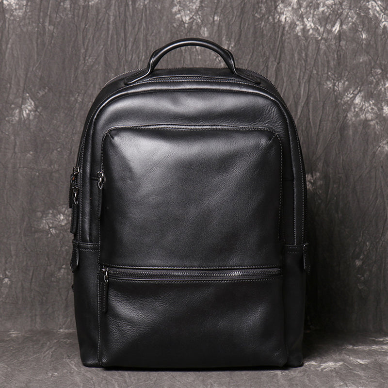 Full Grain Leather Backpack For Men, Leather Travel Backpack Stylish Laptop Backpack RockCow Leather Studio
