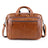 Full Grain Leather Briefcase, 15 Inches Laptop Bag,  Leather Messenger Bag, Natural Leather Shoulder Bag RockCow Leather Studio