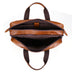 Full Grain Leather Briefcase, 15 Inches Laptop Bag,  Leather Messenger Bag, Natural Leather Shoulder Bag RockCow Leather Studio