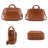 Full Grain Leather Briefcase, 15 Inches Laptop Bag,  Leather Messenger Bag, Natural Leather Shoulder Bag RockCow Leather Studio