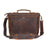 Full Grain Leather Briefcase Men's Leather Messenger Bag Handmade Laptop Bag Crossbody Shoulder Bag Top Handle Business Bag RockCow Leather Studio