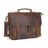 Full Grain Leather Briefcase Men's Leather Messenger Bag Handmade Laptop Bag Crossbody Shoulder Bag Top Handle Business Bag RockCow Leather Studio