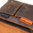Full Grain Leather Briefcase Men's Leather Messenger Bag Handmade Laptop Bag Crossbody Shoulder Bag Top Handle Business Bag RockCow Leather Studio