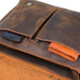 Full Grain Leather Briefcase Men's Leather Messenger Bag Handmade Laptop Bag Crossbody Shoulder Bag Top Handle Business Bag RockCow Leather Studio