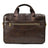 Full Grain Leather Briefcase Men's Messenger Bag Vintage 15" Leather Laptop Computer Bag Gift for Him RockCow Leather Studio