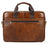 Full Grain Leather Briefcase Men's Messenger Bag Vintage 15" Leather Laptop Computer Bag Gift for Him RockCow Leather Studio