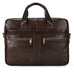Full Grain Leather Briefcase Men's Messenger Bag Vintage 15" Leather Laptop Computer Bag Gift for Him RockCow Leather Studio