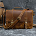 Full Grain Leather Briefcase Mens Leather Laptop Bag Premium Leather Messenger Bag Leather Macbook Shoulder Bag RockCow Leather Studio