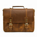 Full Grain Leather Briefcase Mens Leather Laptop Bag Premium Leather Messenger Bag Leather Macbook Shoulder Bag RockCow Leather Studio