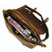 Full Grain Leather Briefcase Mens Leather Laptop Bag Premium Leather Messenger Bag Leather Macbook Shoulder Bag RockCow Leather Studio