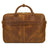 Full Grain Leather Briefcase, Mens Retro Leather Handmade Laptop Bag, Messenger Bag RockCow Leather Studio