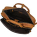 Full Grain Leather Briefcase, Mens Retro Leather Handmade Laptop Bag, Messenger Bag RockCow Leather Studio