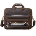 Full Grain Leather Briefcase Vintage Messenger Bag Men's Leather Shoulder Bag 15.6" Leather Laptop Bag RockCow Leather Studio