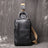 Full Grain Leather Chest Pack Vintage Leather Sling Bag Natural Leather Shoulder Bag RockCow Leather Studio