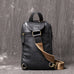Full Grain Leather Chest Pack Vintage Leather Sling Bag Natural Leather Shoulder Bag RockCow Leather Studio