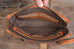 Full Grain Leather Clutch Handmade Mens Wrist Bag Large Long Wallet For Men SWK1109 RockCow Leather Studio