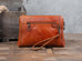 Full Grain Leather Clutch Handmade Mens Wrist Bag Large Long Wallet For Men SWK1109 RockCow Leather Studio