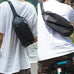 Full Grain Leather Crossbody Bag Handmade Leather Sling Bag With Adjustable Shoulder Strap Mens Chest Bag Shoulder Bag RockCow Leather Studio