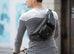 Full Grain Leather Crossbody Bag Retro Sling Bag Stylish Daily Pack Mens Leather Shoulder Bag Leather Chest Pack RockCow Leather Studio
