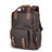 Full Grain Leather DSLR Camera Backpack Full Grain Leather Travel Backpack Crazy Horse Leather Mens Laptop Backpack RockCow Leather Studio