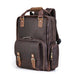 Full Grain Leather DSLR Camera Backpack Full Grain Leather Travel Backpack Crazy Horse Leather Mens Laptop Backpack RockCow Leather Studio