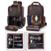 Full Grain Leather DSLR Camera Backpack Full Grain Leather Travel Backpack Crazy Horse Leather Mens Laptop Backpack RockCow Leather Studio