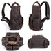 Full Grain Leather DSLR Camera Backpack Full Grain Leather Travel Backpack Crazy Horse Leather Mens Laptop Backpack RockCow Leather Studio