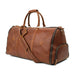 Men's Convertible Full Grain Leather Garment Bag, Carry-On Weekender with Shoe Compartment RockCow Leather Studio