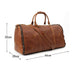 Men's Convertible Full Grain Leather Garment Bag, Carry-On Weekender with Shoe Compartment RockCow Leather Studio